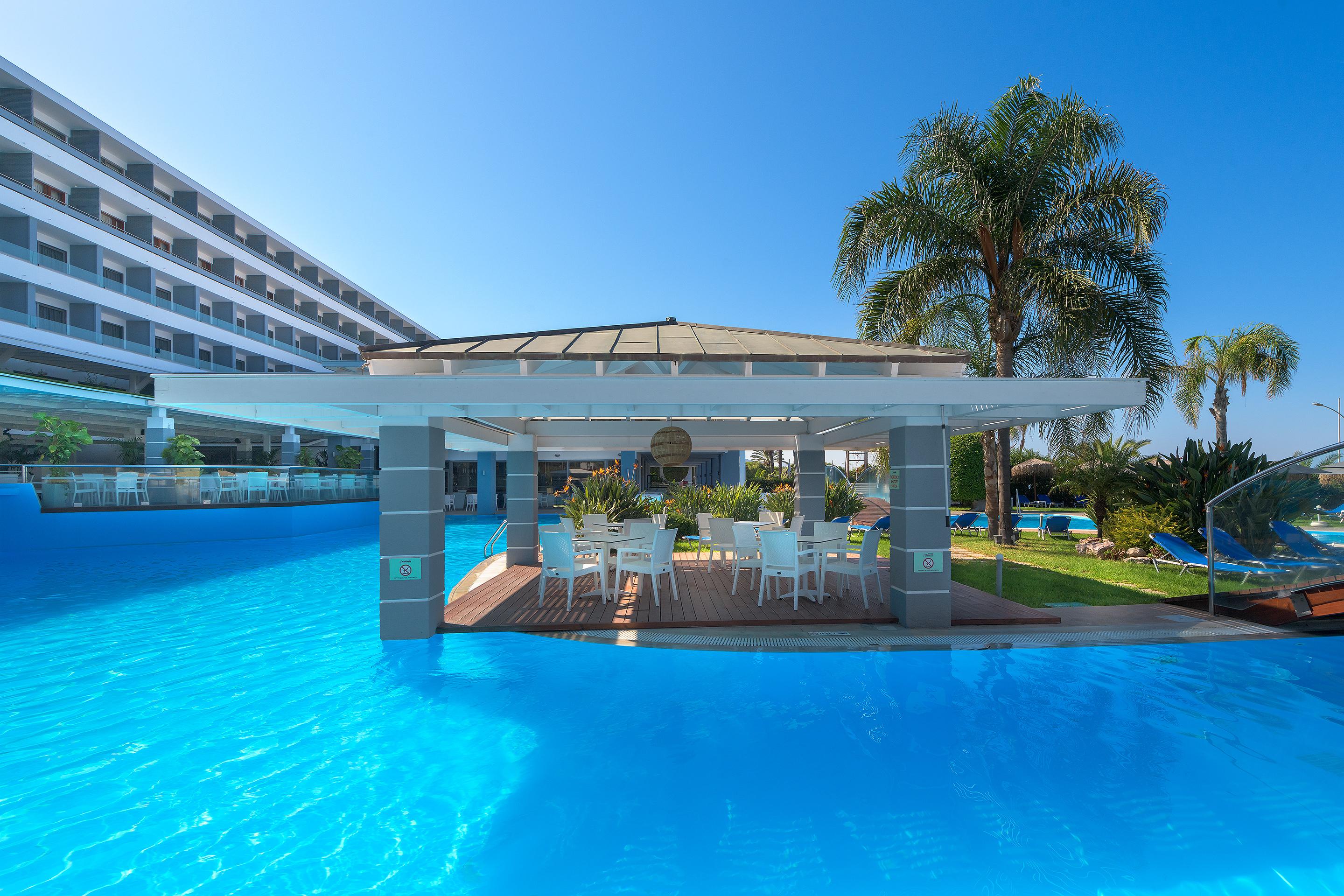 Oceanis Beach Hotel Иксиа Экстерьер фото