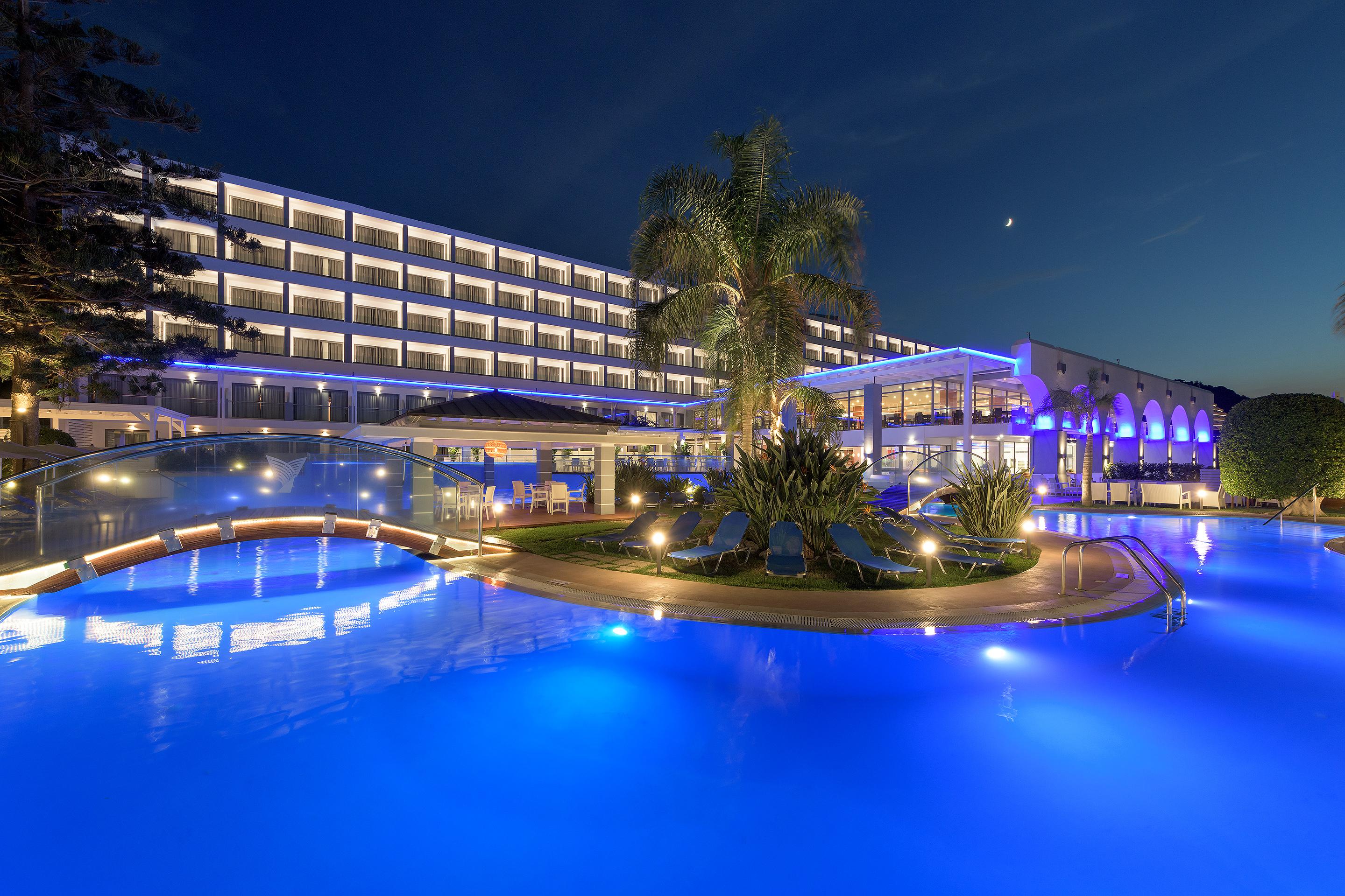 Oceanis Beach Hotel Иксиа Экстерьер фото
