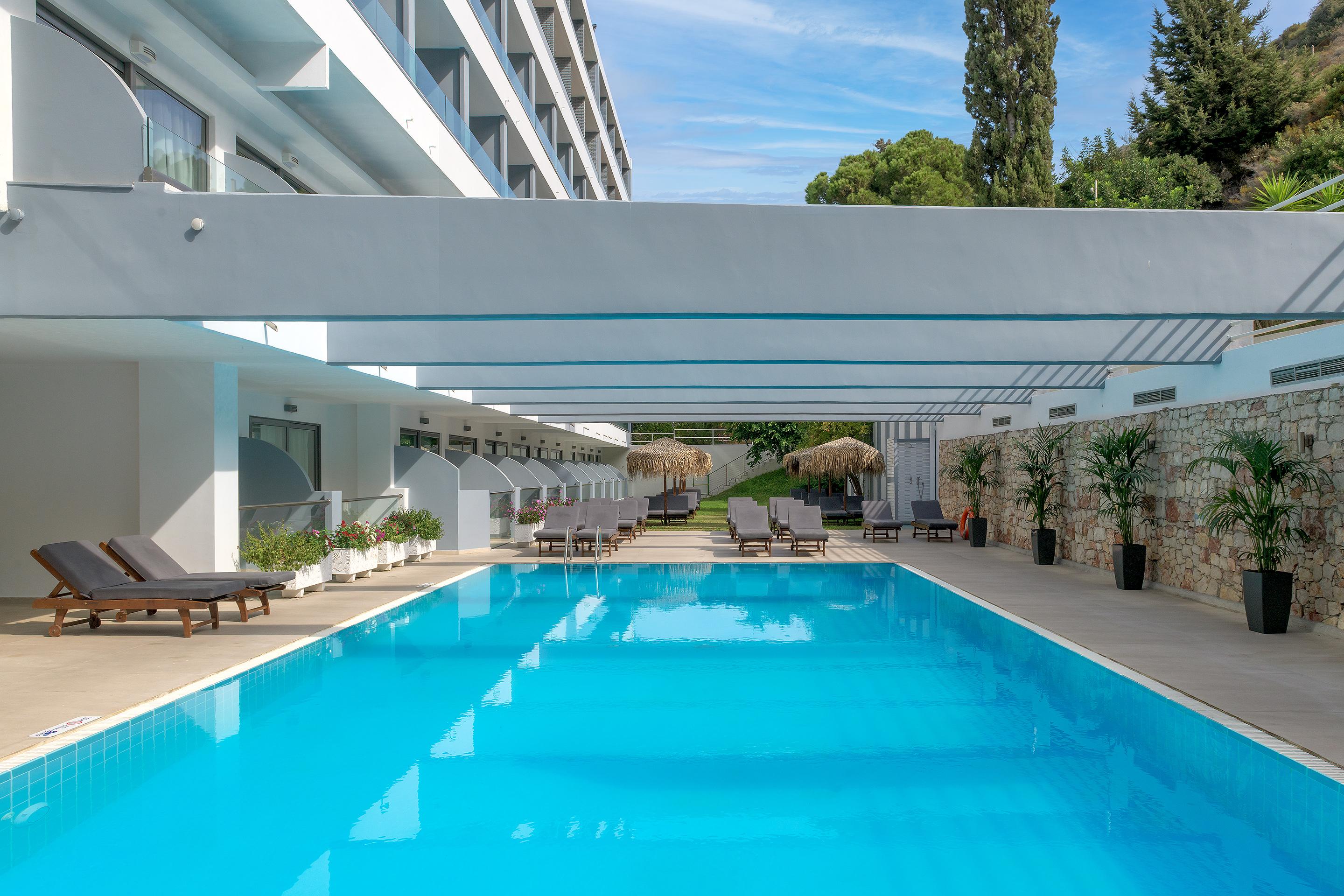 Oceanis Beach Hotel Иксиа Экстерьер фото