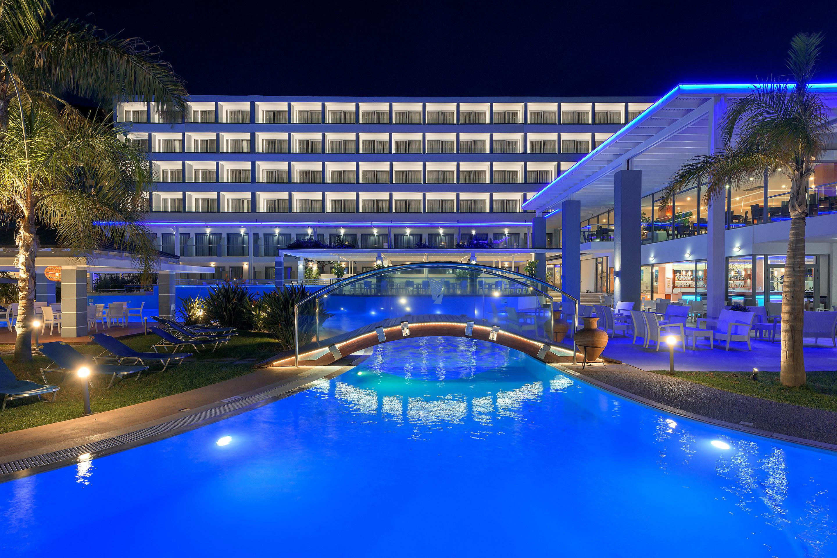 Oceanis Beach Hotel Иксиа Экстерьер фото